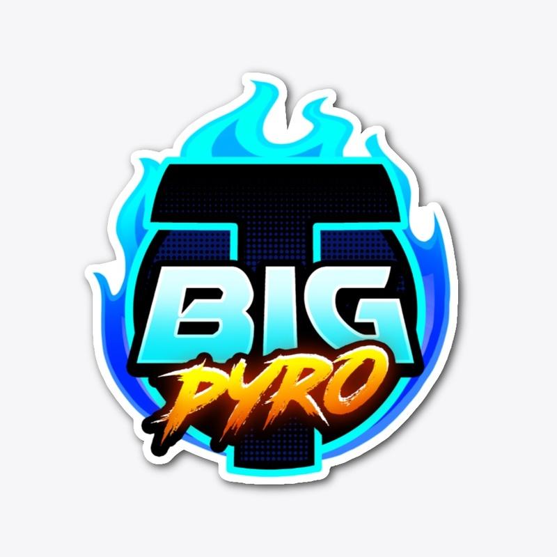 Big T Pyro Die Cut Sticker